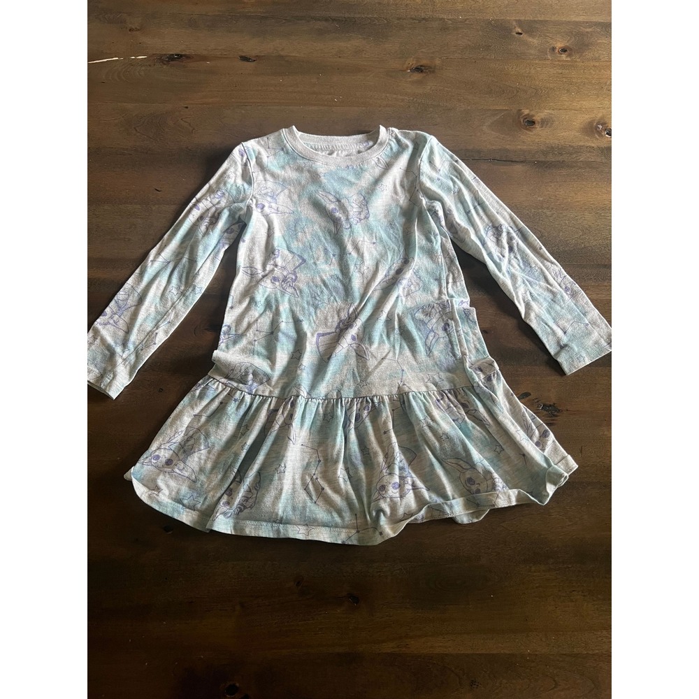 Star Wars Grogu Girls Long-Sleeve Dress – Size XS (4/5)